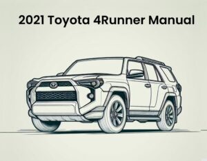 2021 toyota 4runner factory manual