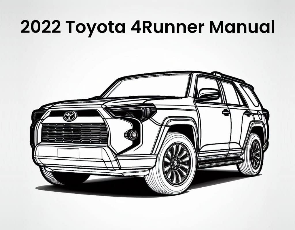 2022 Toyota 4Runner Service and Workshop Manual PDF