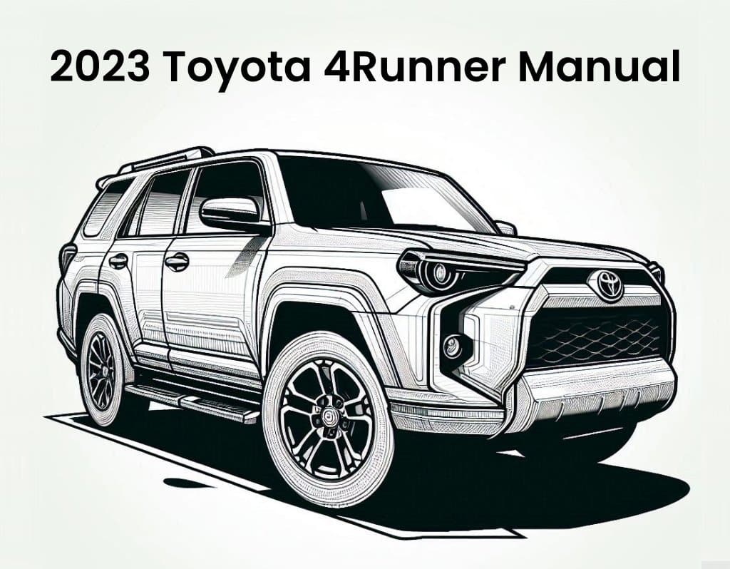 2023 toyota 4runner factory manual