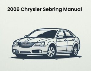 2006 chrysler sebring service and repair workshop manual