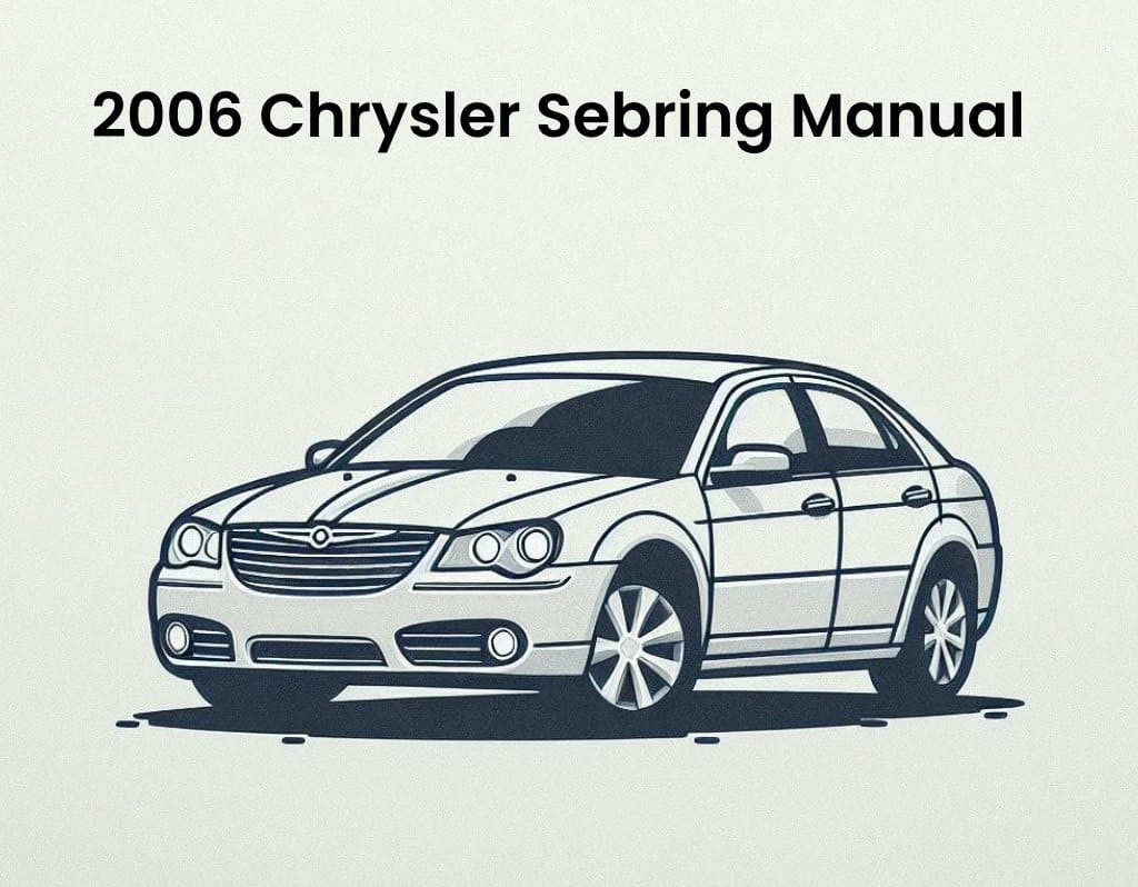 2006 chrysler sebring service and repair workshop manual