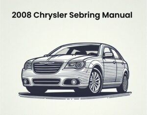 2008 chrysler sebring service and repair workshop manual