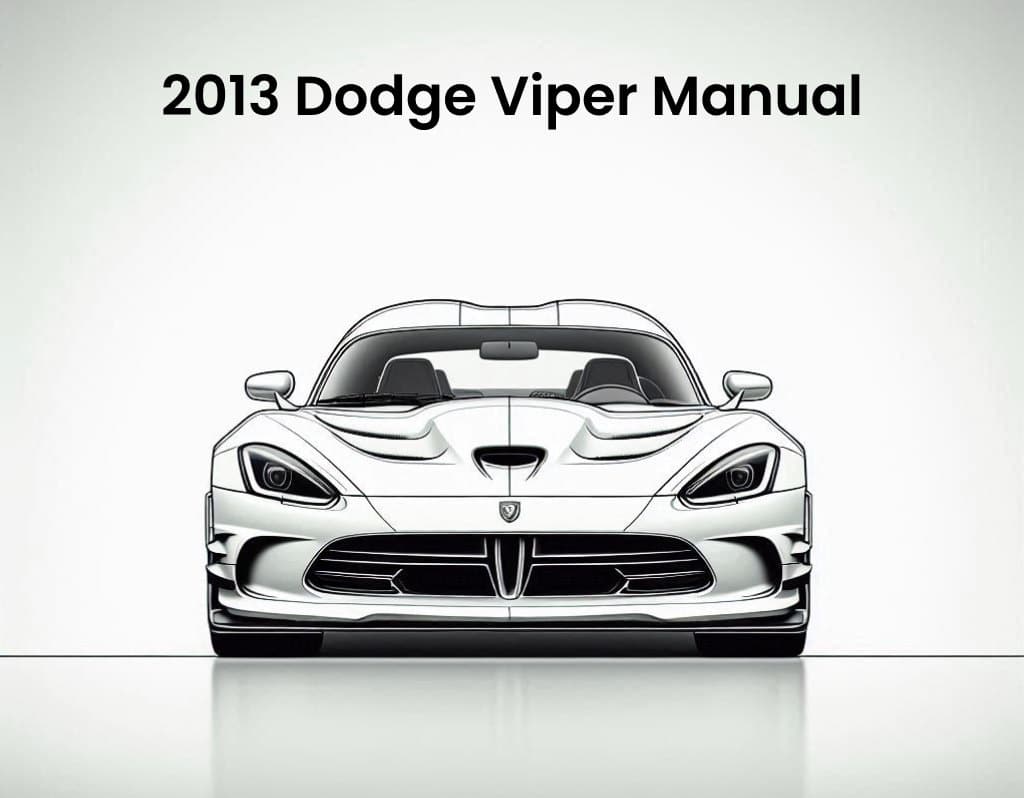 2013 dodge viper service manual pdf