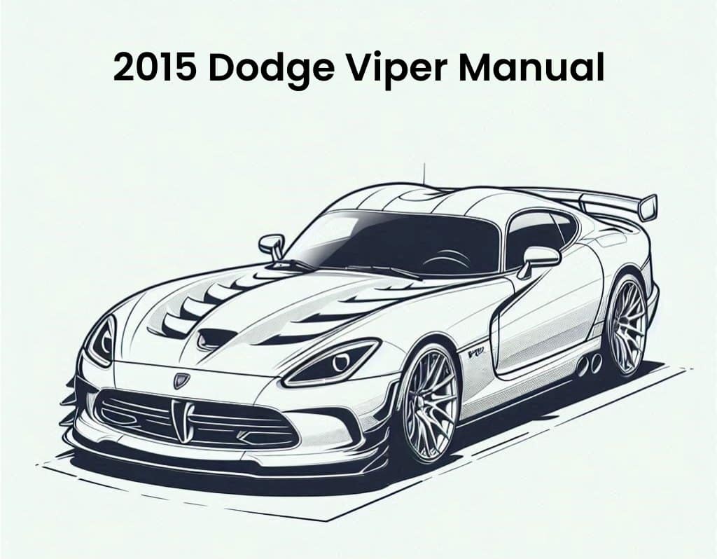 2015 dodge viper service and repair workshop manual