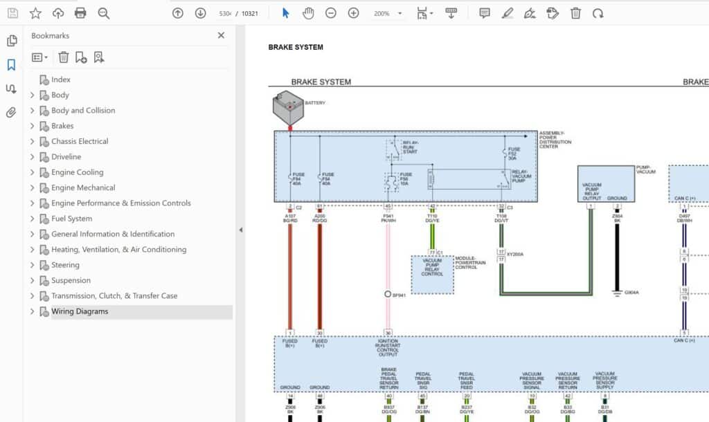 2022 pacifica wiring