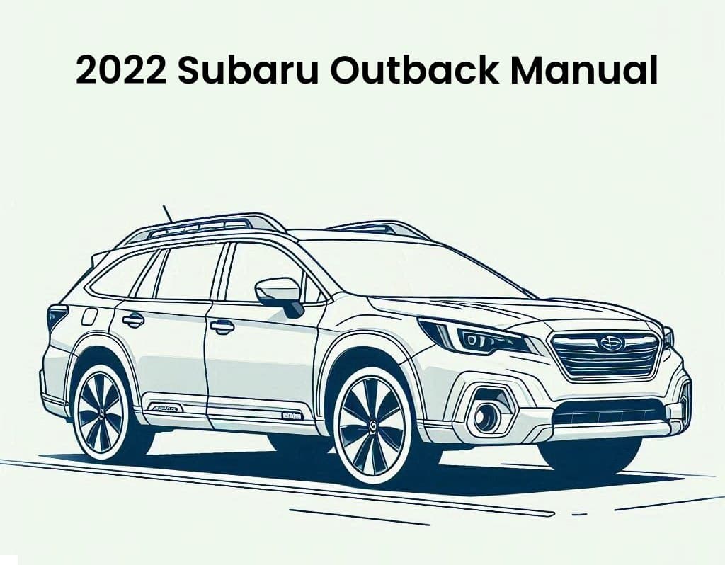 2022 subaru outback service and repair workshop manual