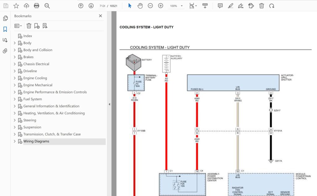 2023 pacifica wiring