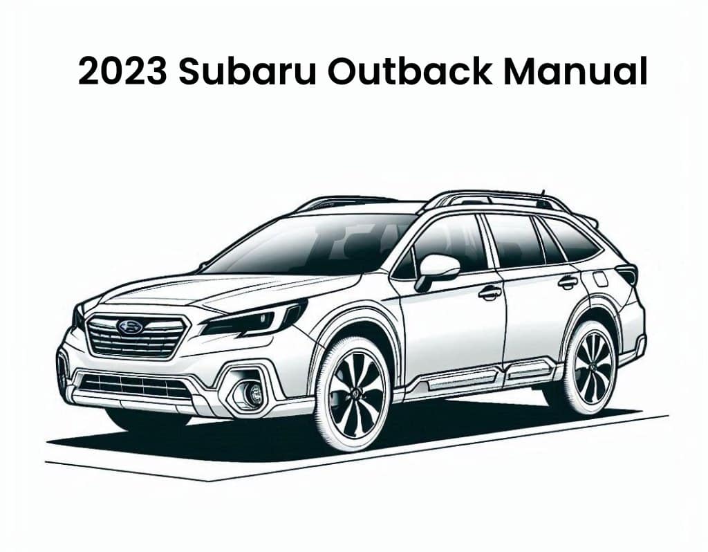 2023 subaru outback workshop manual pdf