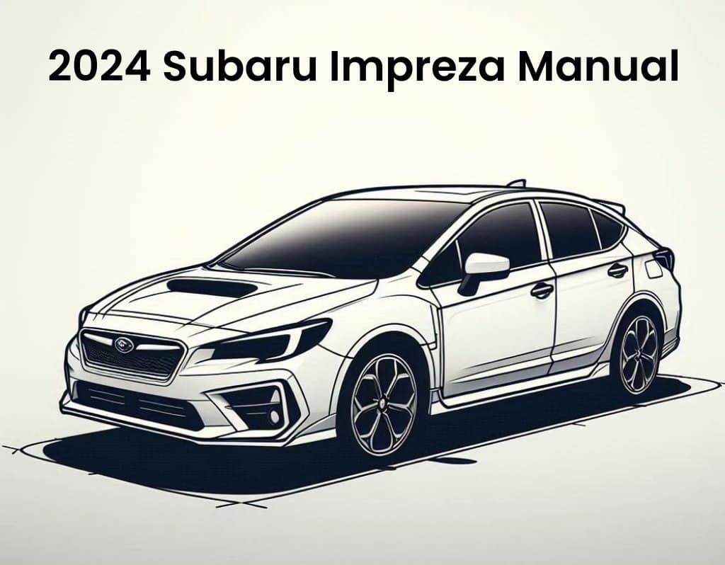 2024 subaru impreza oem factory manual