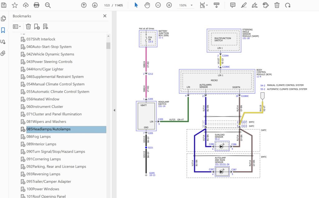 2021 escape wiring