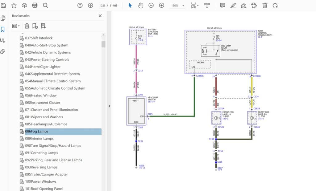 2022 escape wiring