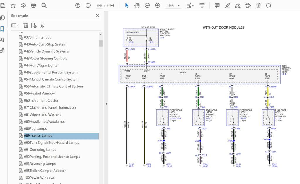 2023 escape wiring