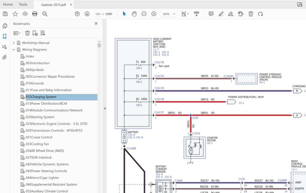 explorer 2015 wiring