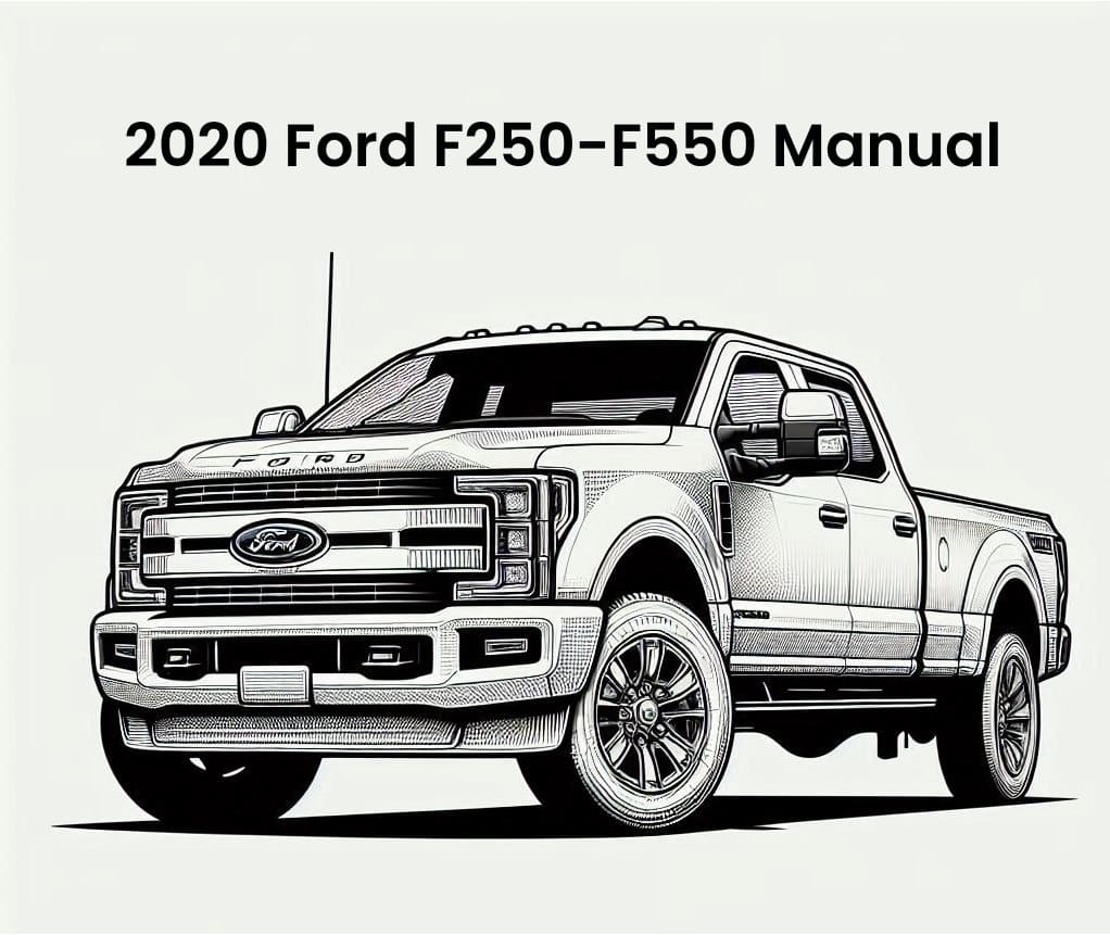 2020 ford f250 f550 oem factory workshop manual