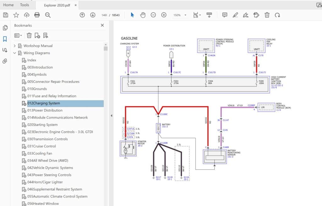 explorer 2020 wiring