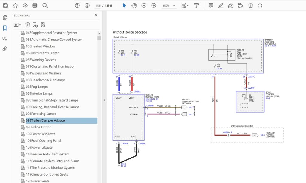 explorer 2022 wiring