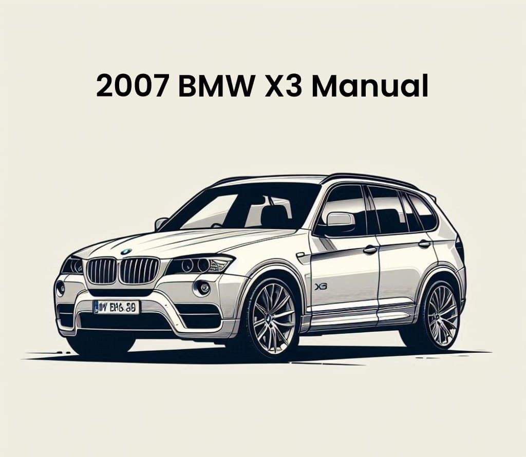 2007 bmw x3 manual